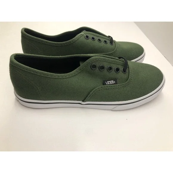 VANS Authentic Green Lace Up Sneakers Womens Size 5 Men 3.5 - Picture 5 of 10
